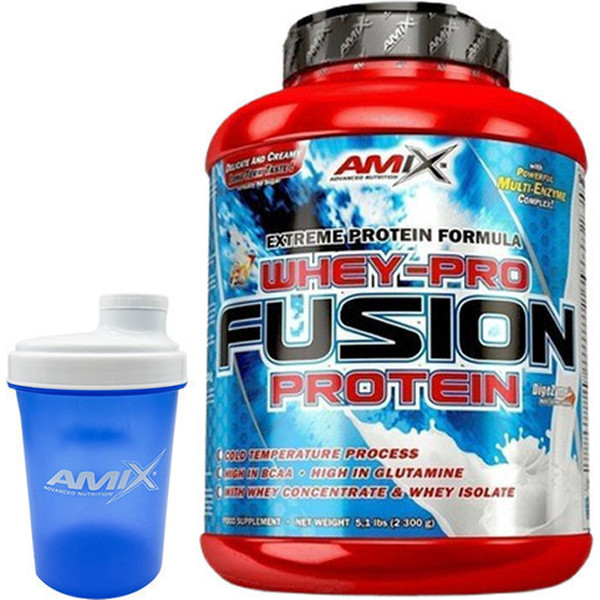 GESCHENKPAKET Amix Whey Pure Fusion 2,3 Kg + Bidon Performance 600 ml + Amix Shaker 500 ml