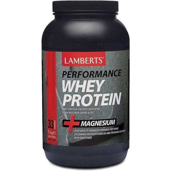 Lamberts Whey Protein Isolate Whey Protein Plus Magnésium 1 Kg