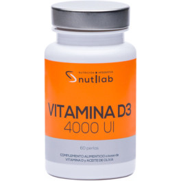 Nutilab Vitamine D3 4000 Ui 60 Perles