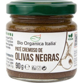 Bio Organic Italy Pate Schwarze Oliven 100 Gr