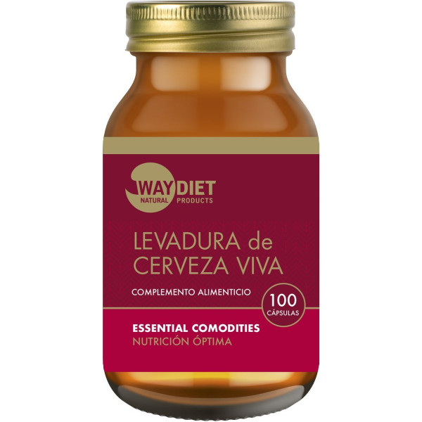 Waydiet Live Levedura de Cerveja 100 Commodities Capessenciais