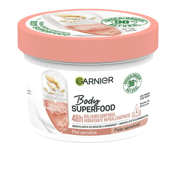 Garnier Body Superfood Baume Corporel Hydratant Hypoallergénique 380 Ml Femme