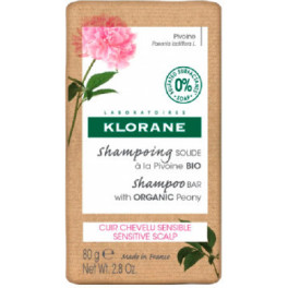 Klorane A La Peonia Shampoing Solide Bio 80 Gr Mixte