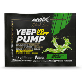 Amix Black Line Pre Entreno Sin Cafeína Yeep Pump 1 Sobre X 12 Gr