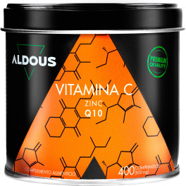 Aldous Labs Vitamina C com Zinco e Coenzima Q10 400 Comp