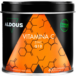 Aldous Labs Vitamina C Con Zinc Y Coenzima Q10 400 Comp
