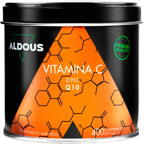 Aldous Labs Vitamina C Con Zinc Y Coenzima Q10 400 Comp