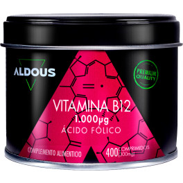 Aldous Labs Vitamina B12 Con ácido Fólico 400 Comp