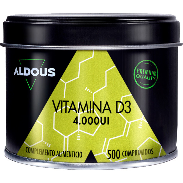 Aldous Labs Vitamine D3 4000 Ui 500 Comp