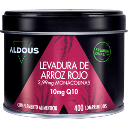 Aldous Labs Levure de riz rouge avec coenzyme Q10 400 Comp