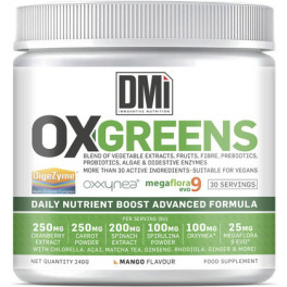 Dmi Nutrition Ox-greens (con Digezyme. Oxxynea. Megaflora 9 Evo) 240 Gr