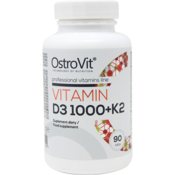 Ostrovit Vitamin D3-1000 +k2 90 Comp