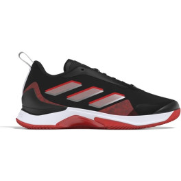 Adidas Avacourt Clay Negro Rojo Mujer Hq8409 - Negro