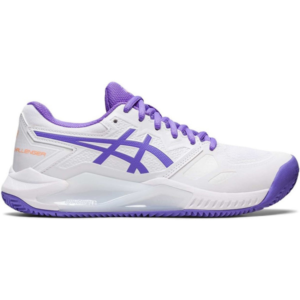 Asics Gel-challenger 13 Clay Blanco Y Morado Mujer 1042a165-104 - Blanco Claro