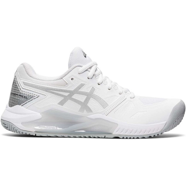 Asics Gel-challenger 13 Padel Blanco Y Plata Mujer 1042a205-100 - Blanco Claro