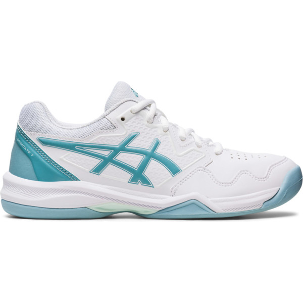 Asics Gel-dedicate 7 Indoor Blanco Azul Mujer 1042a166 103 - Blanco