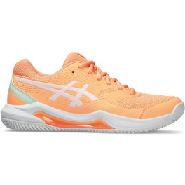 Asics Gel-dedicate 8 Padel 1042a241-800 Naranja Mujer - Blanco Claro