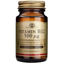 Solgar Vitamina B12 500mcg 50 compresse