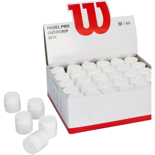 Wilson Overgrip Pro Surgrip Box Padel Blanc