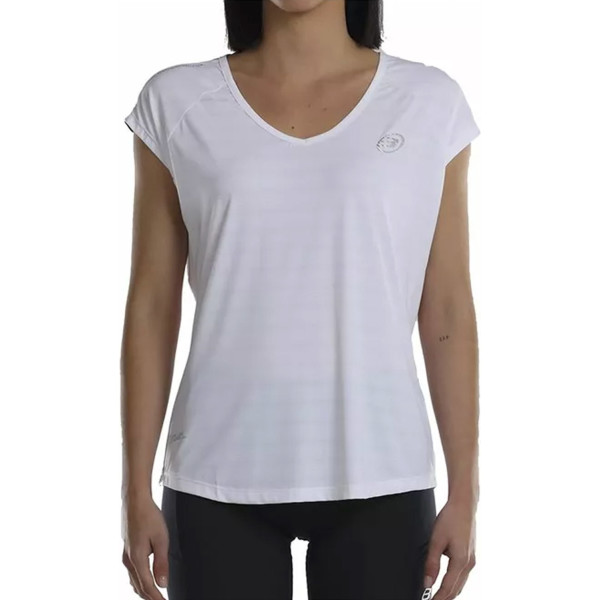 Bullpadel Camiseta Usier Mujer - Blanco