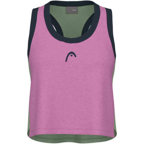 Head Camiseta Play Crop Top Mujer - Morado