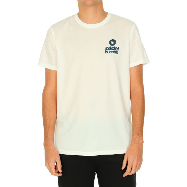 Siux Camiseta Promocional Hombre Padel Nuestro - Blanco