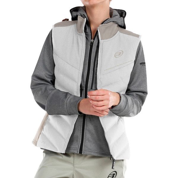 Bullpadel Chaleco Ichus Mujer - Blanco