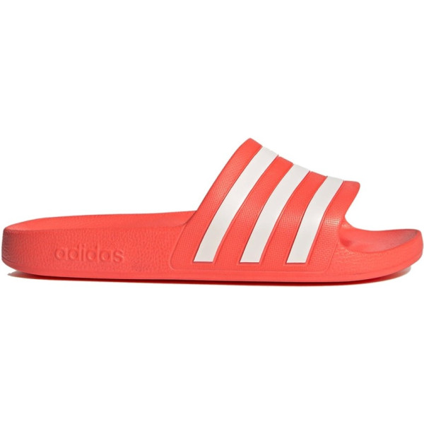 Adidas Chanclas Adilette Aqua Rojo Blanco Unisex Gz5235 - Rojo