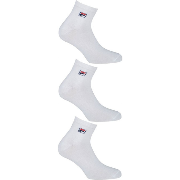 Fila Pack 3 Quarter Socken – Weiß