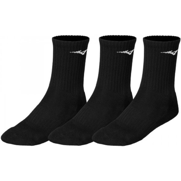 Mizuno Pack Of 3 Pairs Of Training Socks - Black