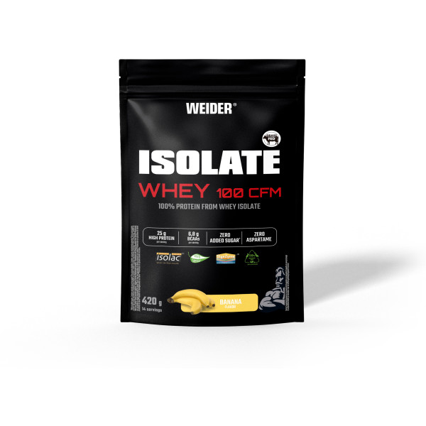 Weider Isolate Whey 100cfm 420 Gr - 100% Aislado De Proteina De Suero / Alta Pureza Y Calidad Superior