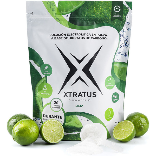 Bebida isotônica de carboidratos e eletrólitos Xtratus Endurance com limão 1 kg