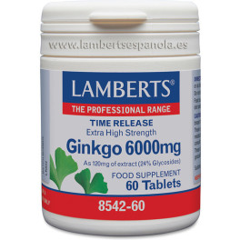 Lamberts Ginkgo Biloba 6000 Mg 60 Compresse