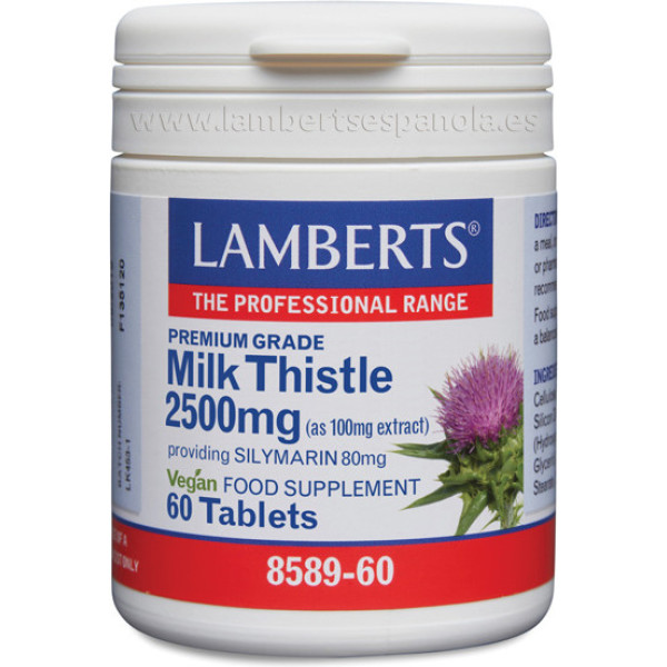 Lamberts Mariadistel 2500 mg 60 tabletten