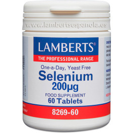 Lamberts Sélénium 200 Mcg 60 Comprimés