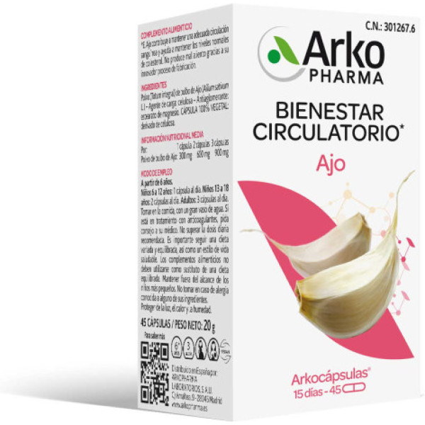 Arkopharma Aglio 45 capsule