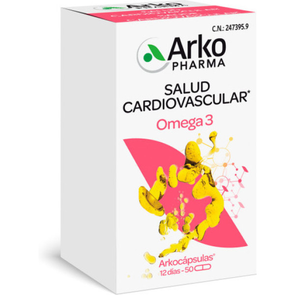 Arkopharma Oméga 3 Huile de Poisson 100cap