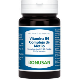 Bonusan Vitamina B6 Complejo De Metilo 60 Caps