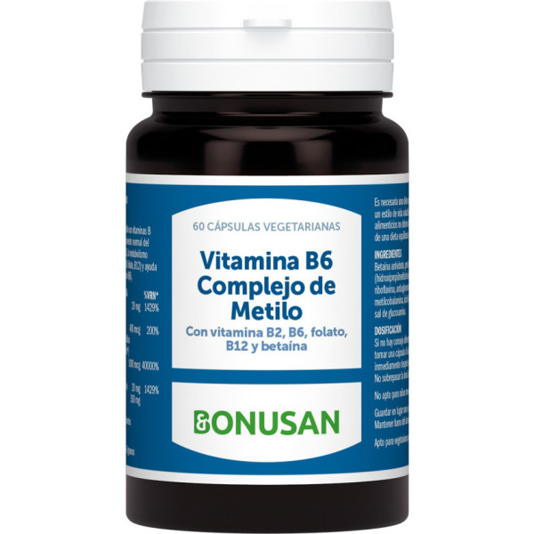 Bonusan Vitamin B6 Methylkomplex 60 Kapseln