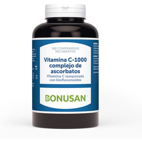 Bonusan Complesso di vitamina C-1000 ascorbato 180 comp