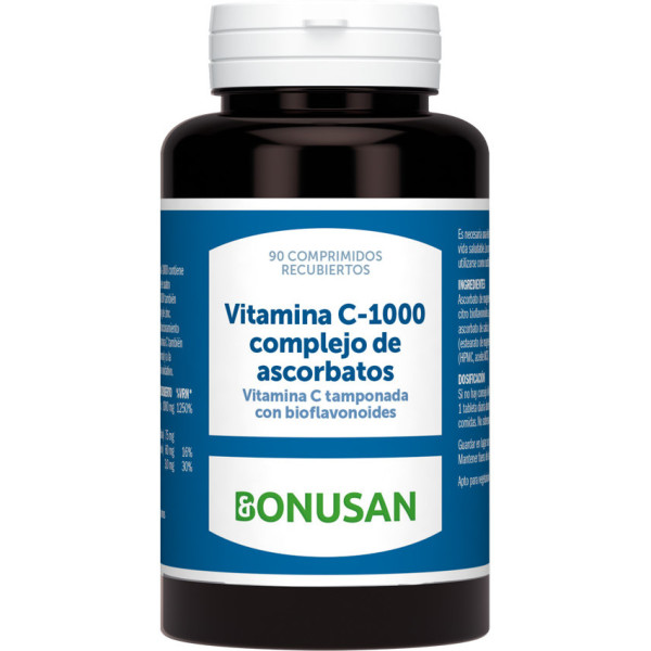 Bonusan Complesso di vitamina C-1000 ascorbato 90 comp