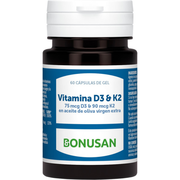 Bonusan Vitamin D3 & K2 60 Kapseln