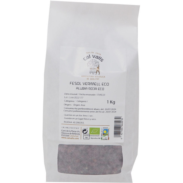 Cal Valls Fagiolo Rosso Importazione 1 Kg Eco