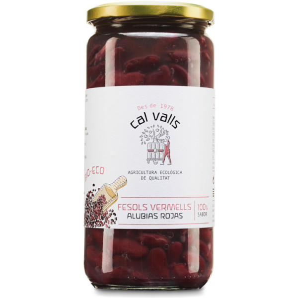 Cal Valls Alubias Rojas Cocidas 700 Gr Eco