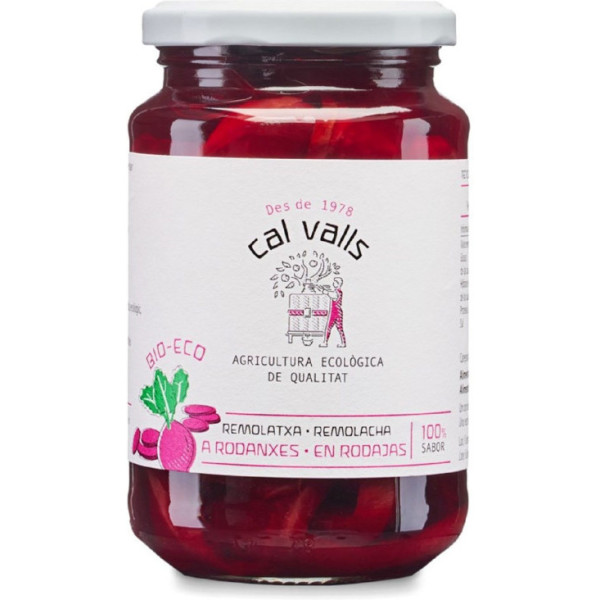 Cal Valls Remolacha Rodajas Con Agua-sal 350 Gr Eco