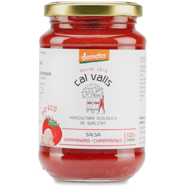 Cal Valls Salsa Di Pomodoro Con Funghi 350 Gr Eco