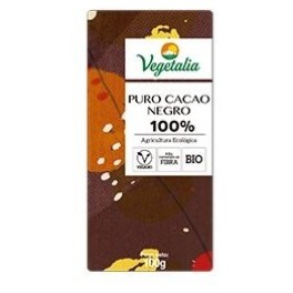 Vegetalia Chocolate Negro 100% 100 Gr Bio Ccpae