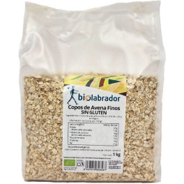 Biolabrador Copos De Avena Finos Sin Gluten 1 Kg