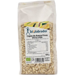 Biolabrador Copos De Avena Finos Sin Gluten 500 Gr