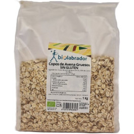 Biolabrador Copos De Avena Gruesos Sin Gluten 1 Kg